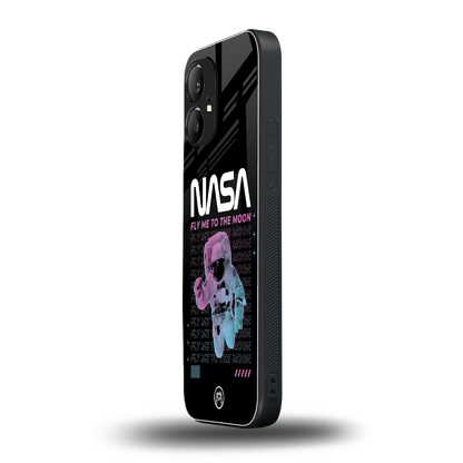 fly me to the moon back phone cover | glass case for nothing phone 1