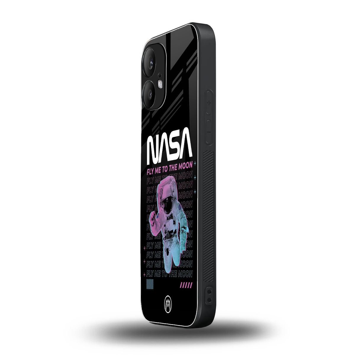 fly me to the moon back phone cover | glass case for nothing phone 2