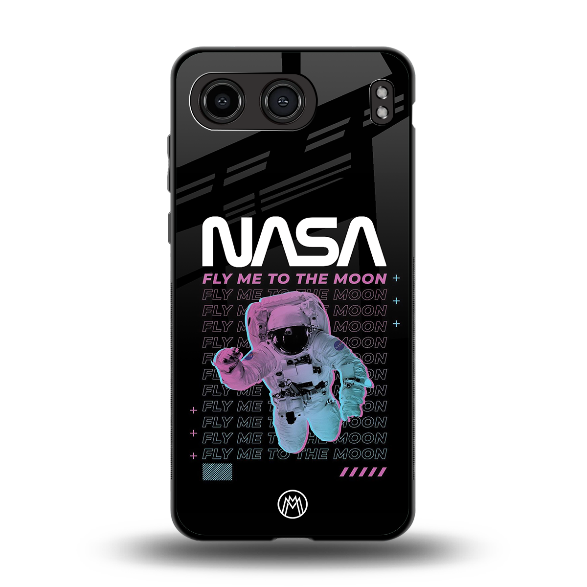 fly me to the moon back phone cover | glass case for oneplus nord 4