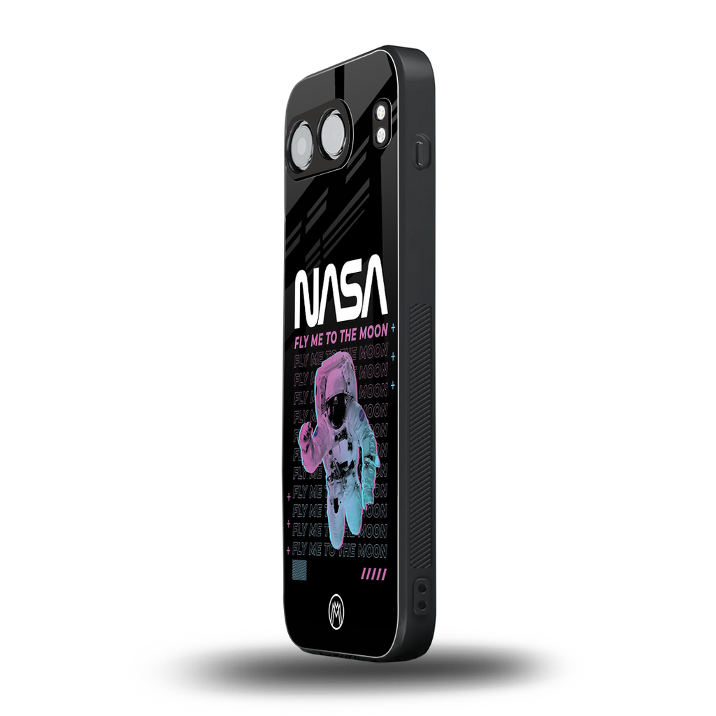 fly me to the moon back phone cover | glass case for oneplus nord 4