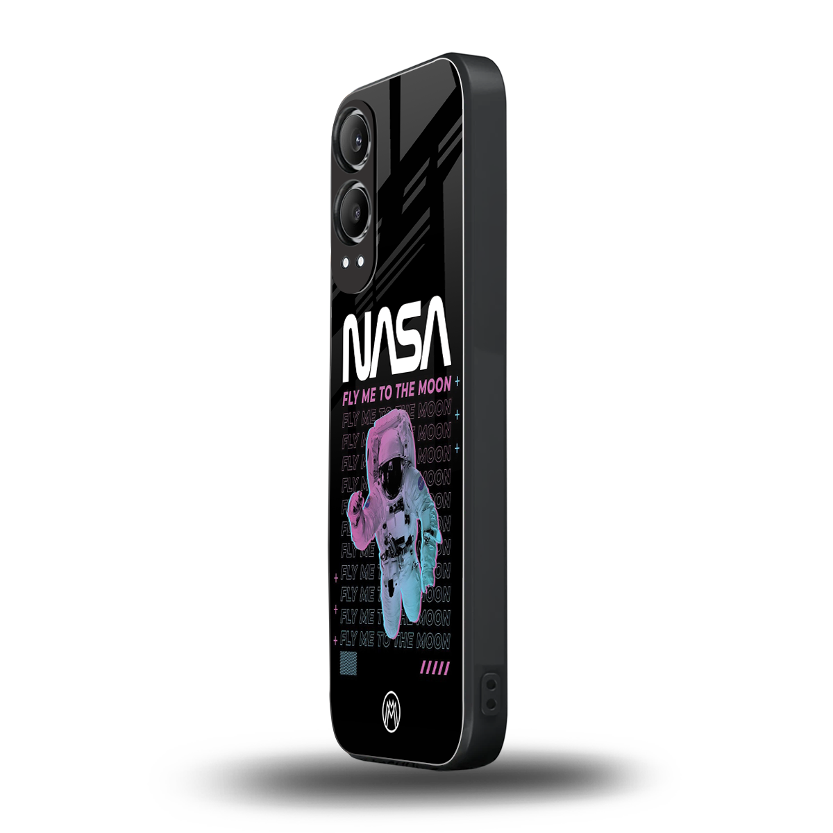 fly me to the moon back phone cover | glass case for oneplus nord ce 4 lite