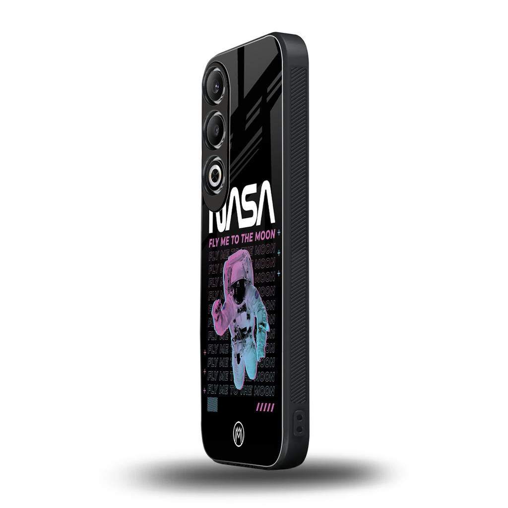 fly me to the moon back phone cover | glass case for oneplus nord ce 4