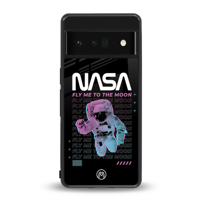 fly me to the moon back phone cover | glass case for google pixel 6 pro