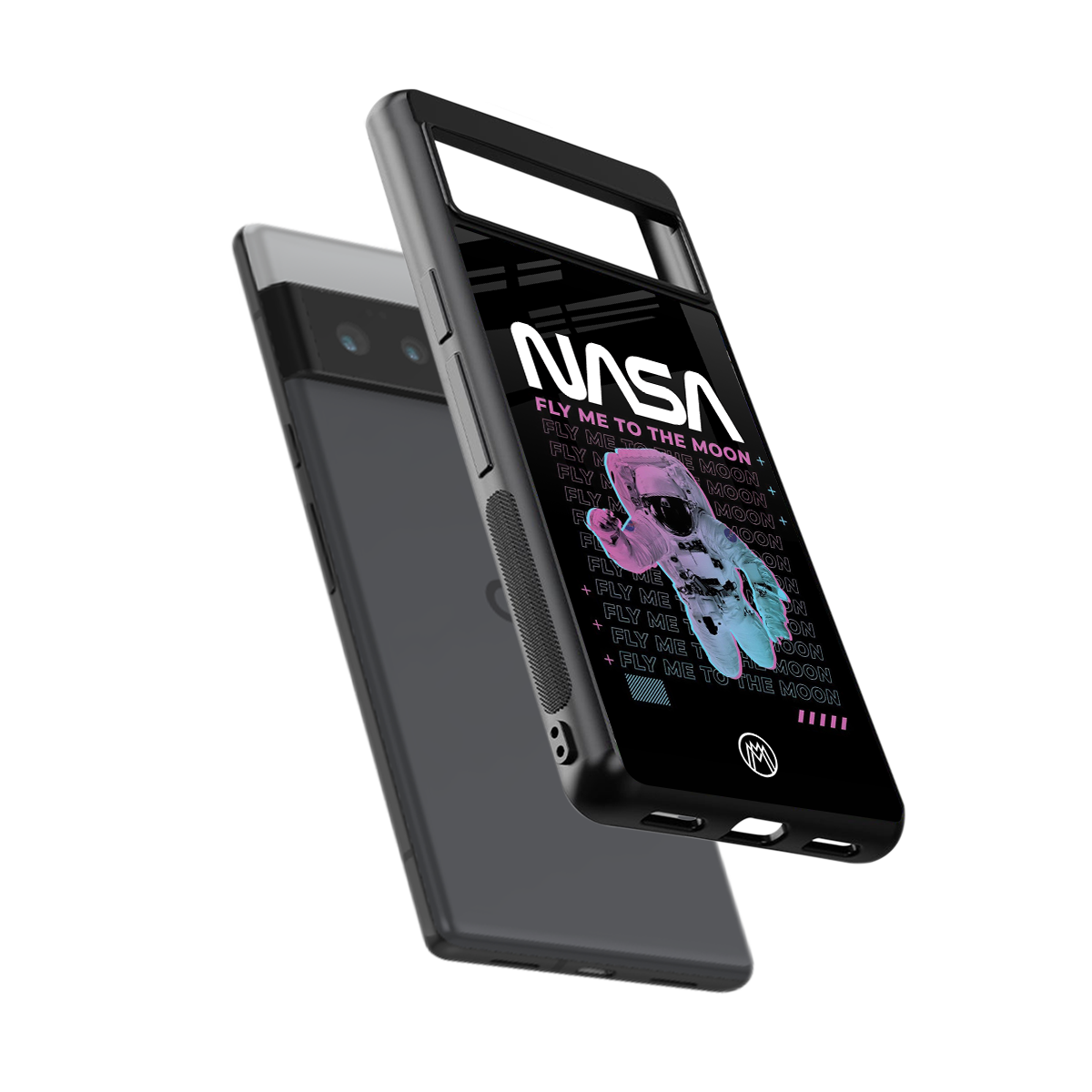 fly me to the moon back phone cover | glass case for google pixel 6 pro