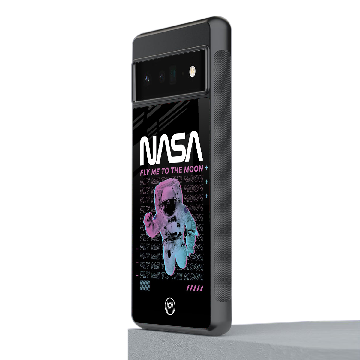 fly me to the moon back phone cover | glass case for google pixel 6 pro
