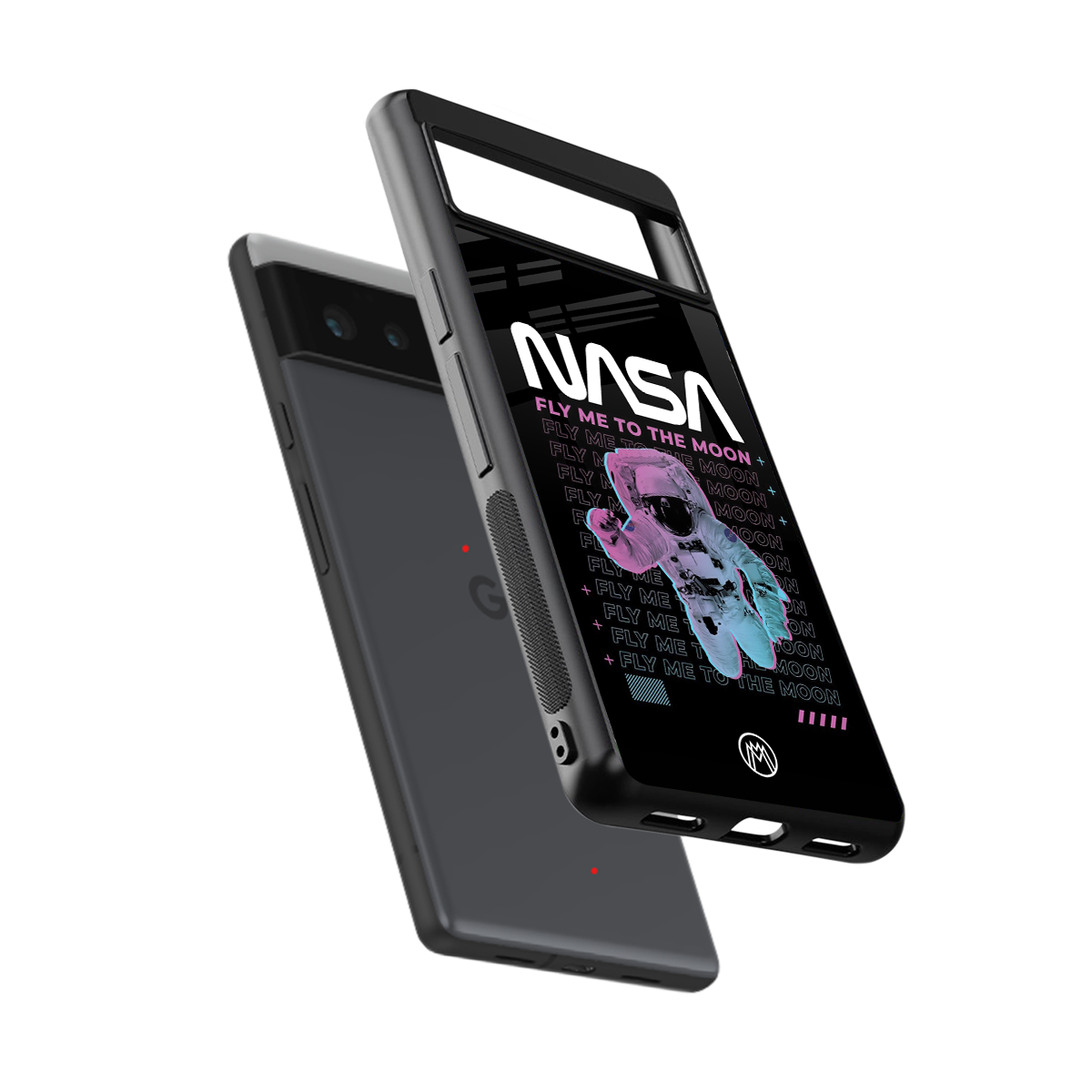 fly me to the moon back phone cover | glass case for Google Pixel 6A