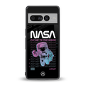 fly me to the moon back phone cover | glass case for google pixel 7 pro