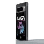 fly me to the moon back phone cover | glass case for google pixel 8 pro