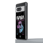 fly me to the moon back phone cover | glass case for Google Pixel 8