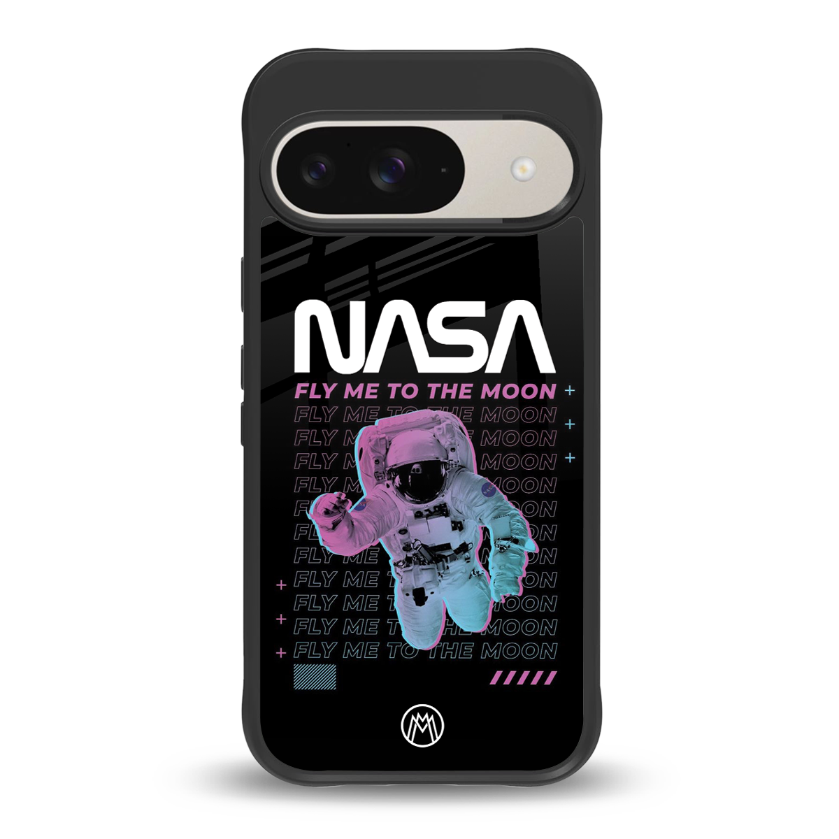 fly me to the moon back phone cover | glass case for google pixel 9