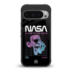fly me to the moon back phone cover | glass case for google pixel 9 pro
