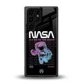 fly me to the moon back phone cover | glass case for samsung galaxy s25 ultra