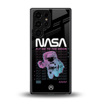 fly me to the moon back phone cover | glass case for samsung galaxy s25 ultra