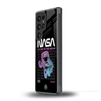 fly me to the moon back phone cover | glass case for samsung galaxy s25 ultra