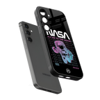 fly me to the moon back phone cover | glass case for samsung galaxy s24