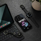 fly me to the moon back phone cover | glass case for samsung galaxy s24