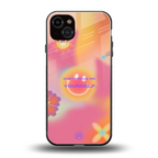 focus on yourself back phone cover | glass case for iphone 15 plus