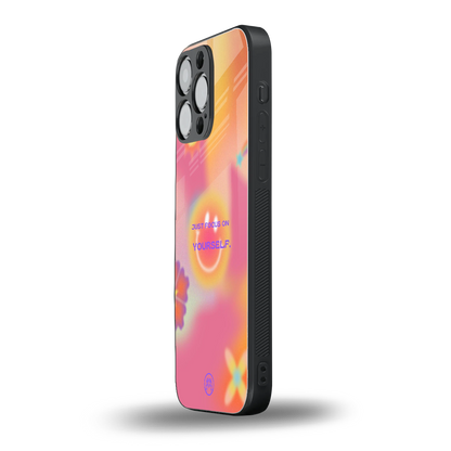 focus on yourself back phone cover | glass case for iphone 14 pro max