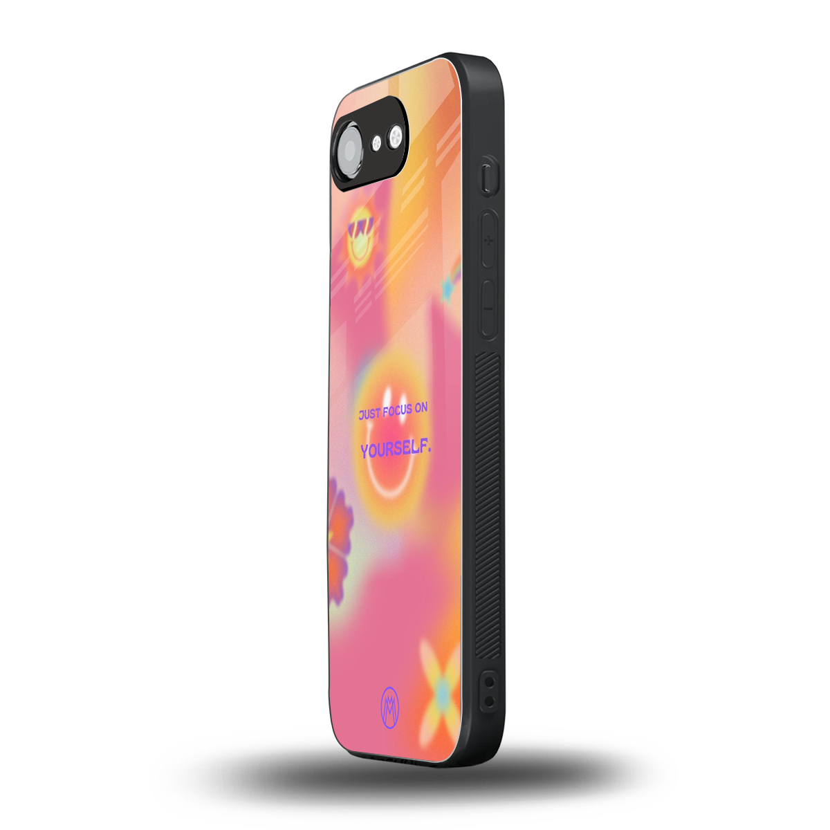 focus on yourself back phone cover | glass case for iphone 16e