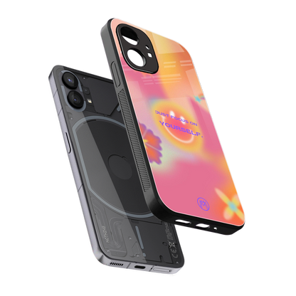 focus on yourself back phone cover | glass case for nothing phone 1
