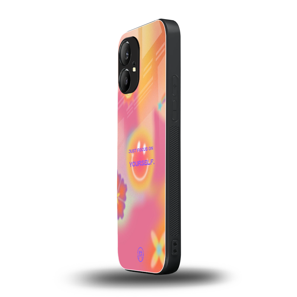 focus on yourself back phone cover | glass case for nothing phone 1