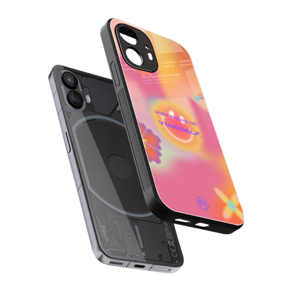 focus on yourself back phone cover | glass case for nothing phone 2