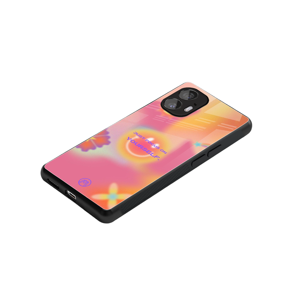 focus on yourself back phone cover | glass case for nothing phone 2