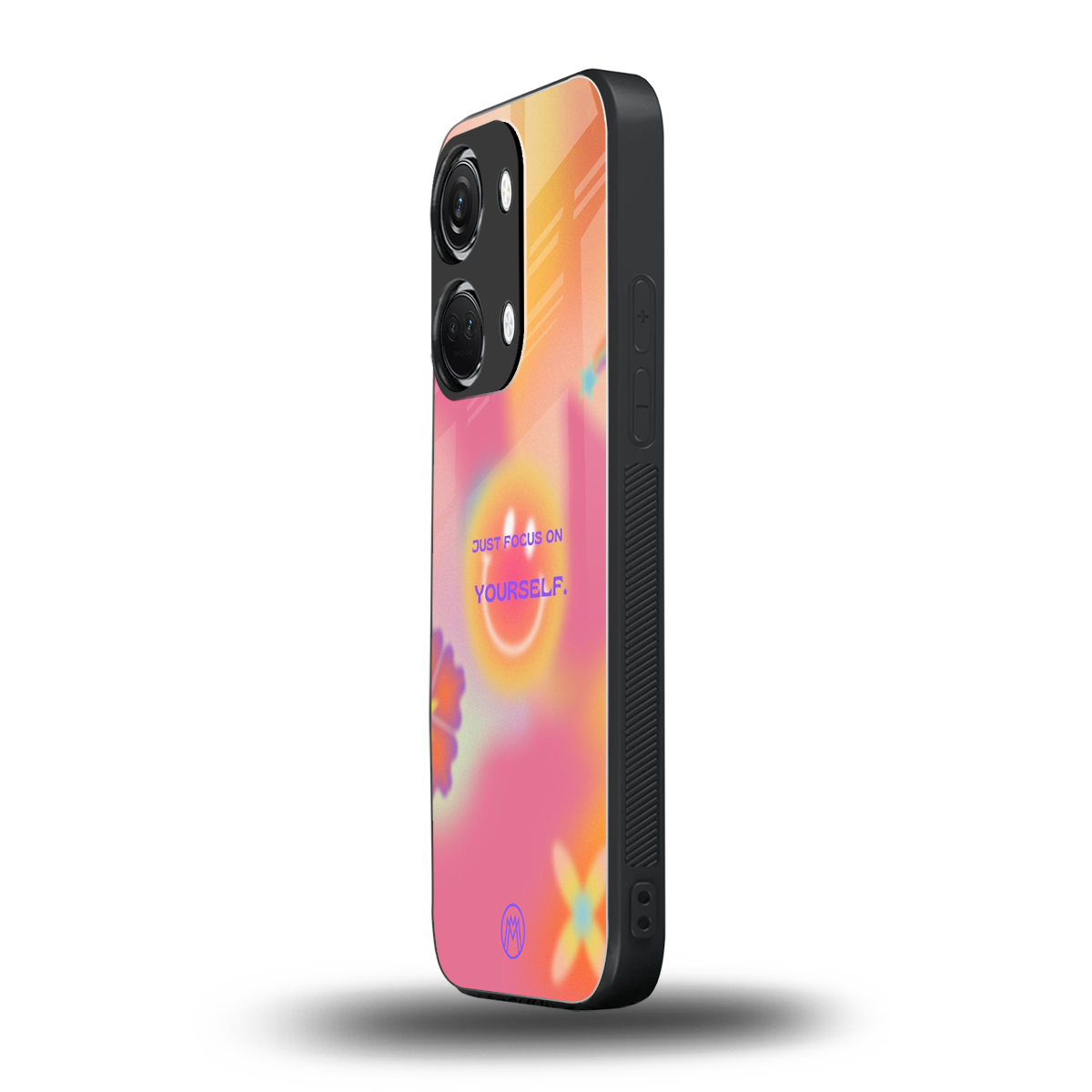 focus on yourself back phone cover | glass case for oneplus nord 3