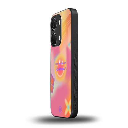 focus on yourself back phone cover | glass case for oneplus nord 3