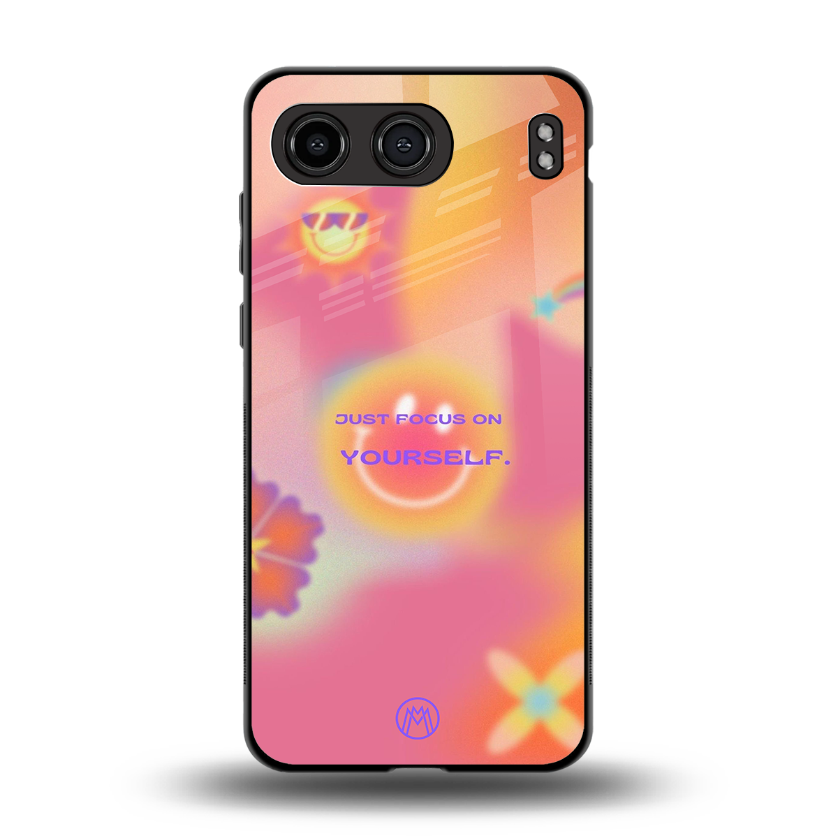 focus on yourself back phone cover | glass case for oneplus nord 4