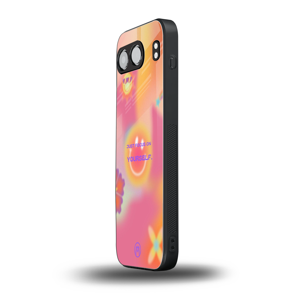 focus on yourself back phone cover | glass case for oneplus nord 4