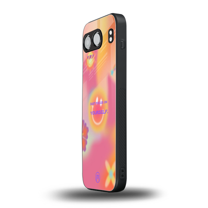 focus on yourself back phone cover | glass case for oneplus nord 4
