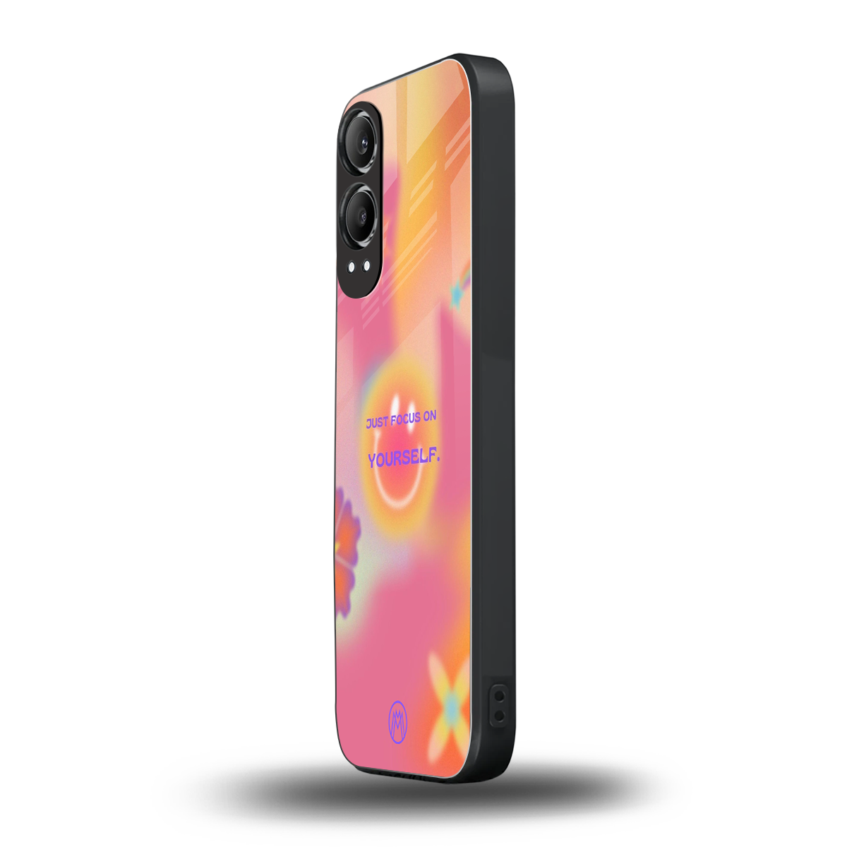 focus on yourself back phone cover | glass case for oneplus nord ce 4 lite