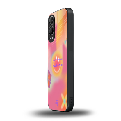 focus on yourself back phone cover | glass case for oneplus nord ce 4 lite