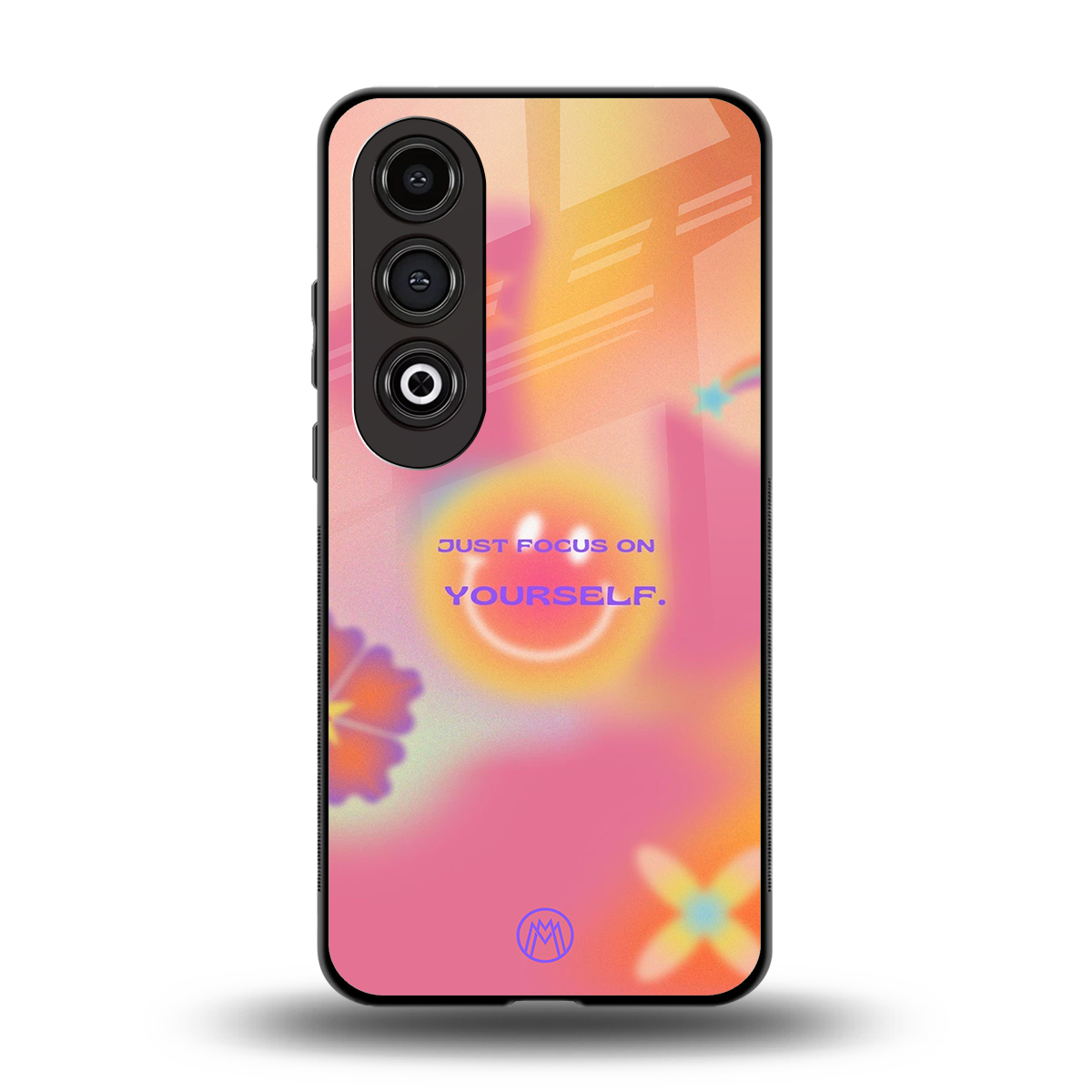 focus on yourself back phone cover | glass case for oneplus nord ce 4