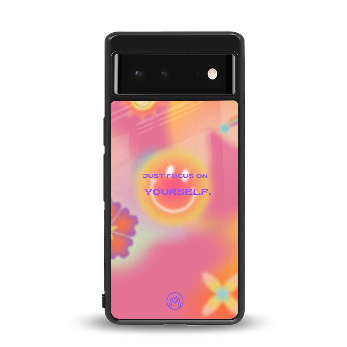focus on yourself back phone cover | glass case for google pixel 6