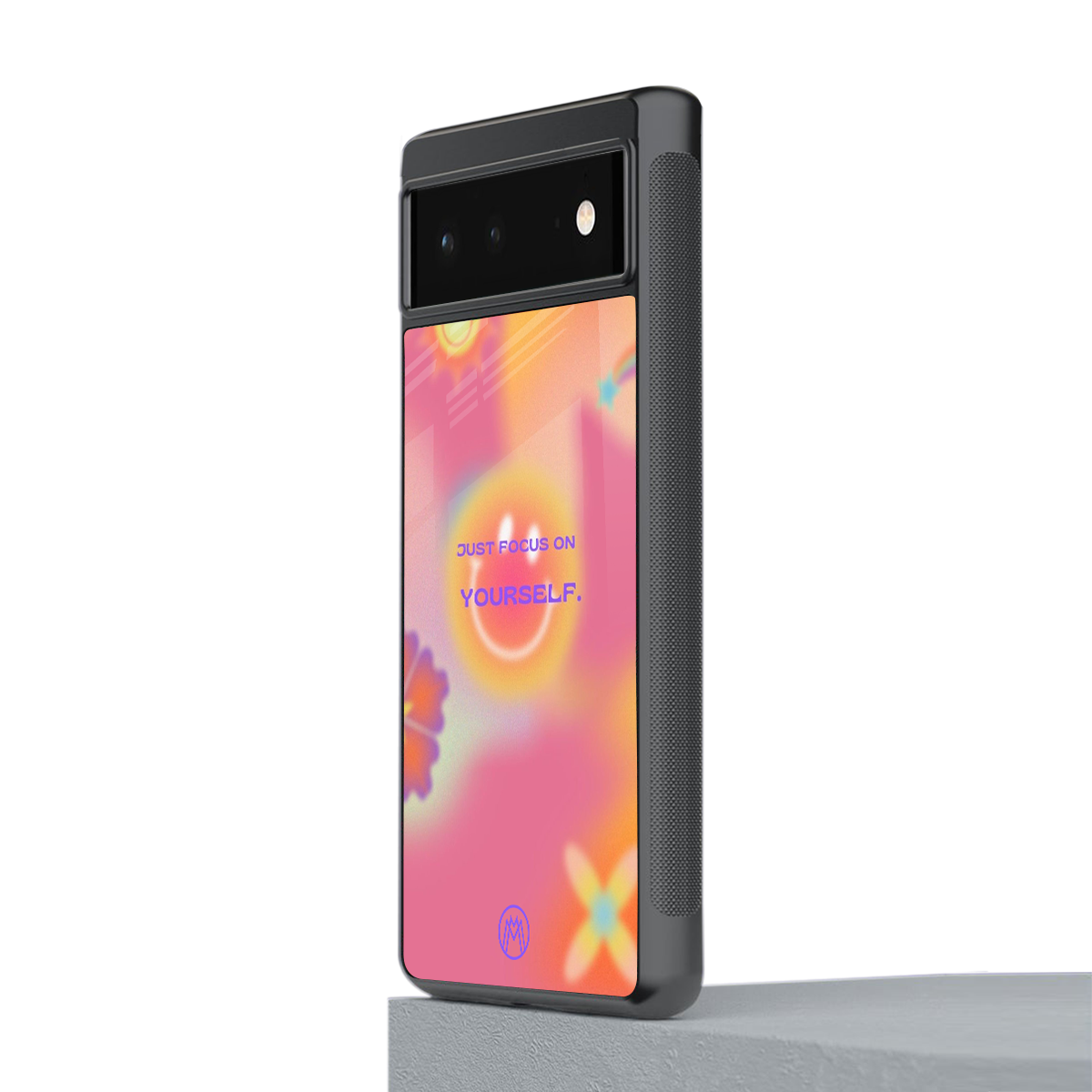 focus on yourself back phone cover | glass case for Google Pixel 6A