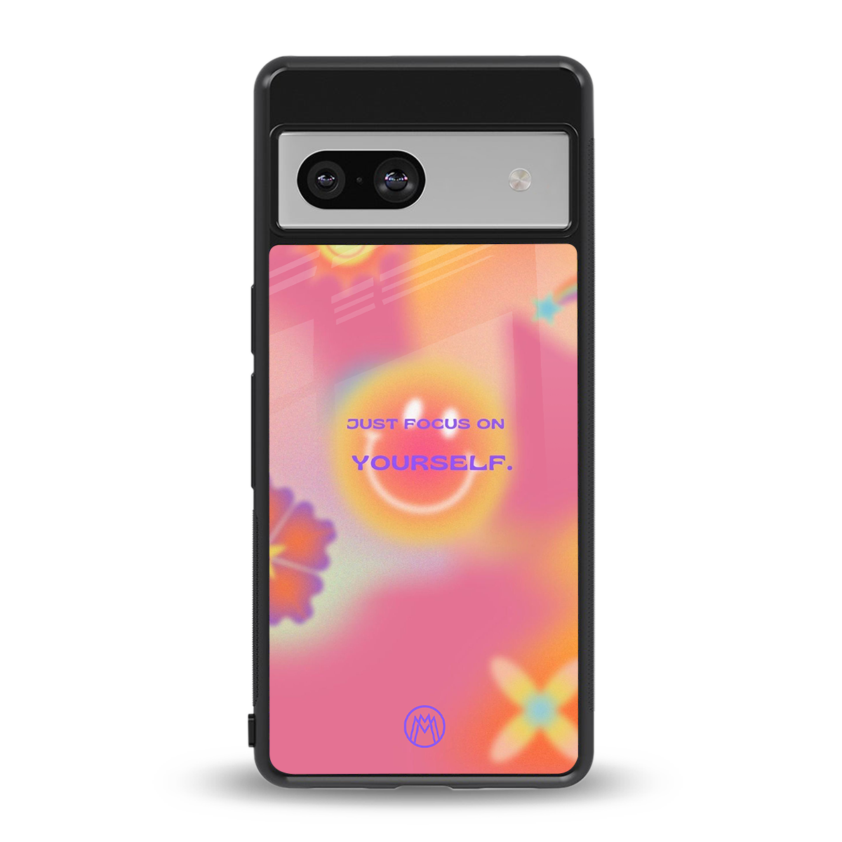 focus on yourself back phone cover | glass case for Google Pixel 7A