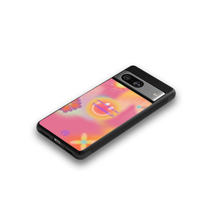 focus on yourself back phone cover | glass case for Google Pixel 8