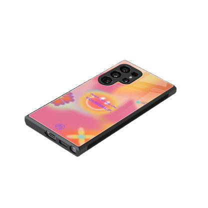 focus on yourself back phone cover | glass case for samsung galaxy s23 ultra