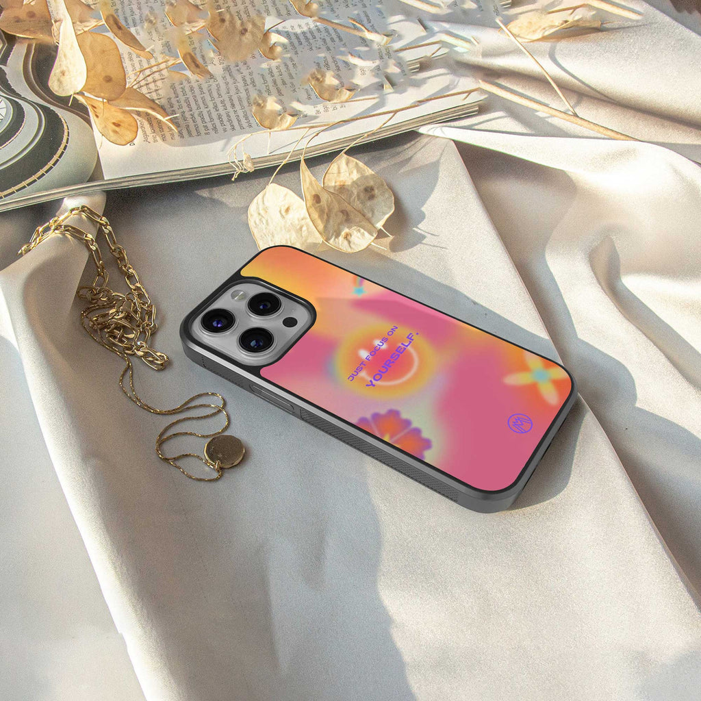 focus on yourself back phone cover | glass case for nothing phone 1
