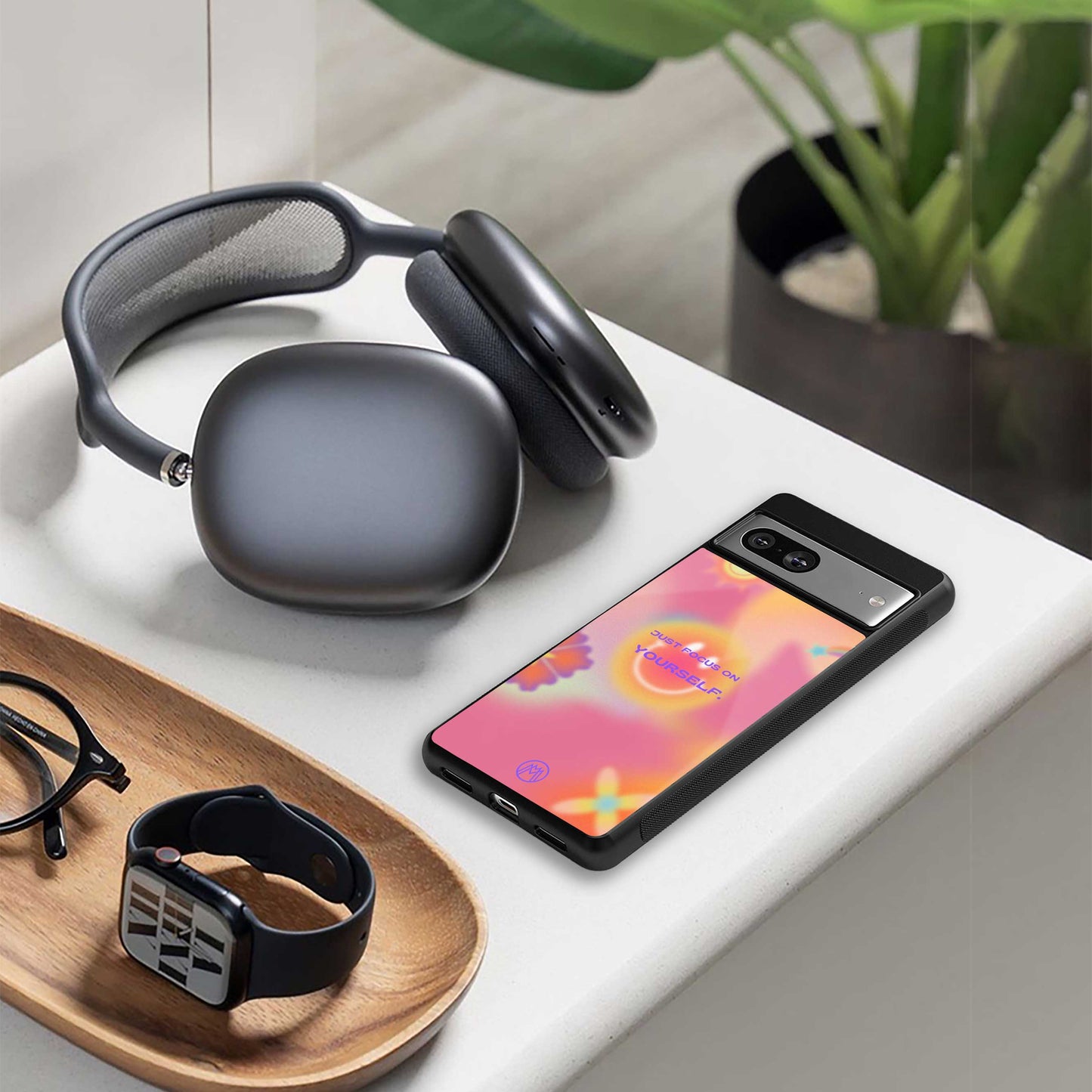 focus on yourself back phone cover | glass case for oneplus nord ce 3