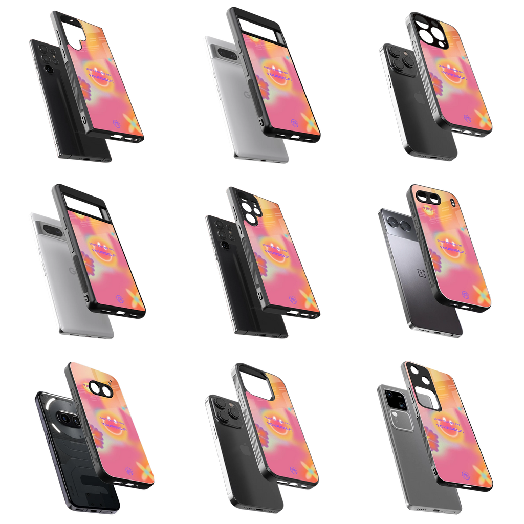 Durable Glass Back Mobile Case for iPhone, Samsung, OnePlus, Google Pixel, Redmi, Vivo, Oppo