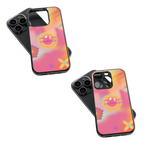 Trendy Glass Back Mobile Case for iPhone, Samsung, Redmi, OnePlus, Google Pixel, Motorola