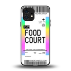 food court boarding pass ticket back phone cover | glass case for nothing phone 1