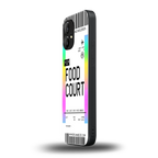 food court boarding pass ticket back phone cover | glass case for nothing phone 1
