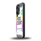 food court boarding pass ticket back phone cover | glass case for oneplus nord 3