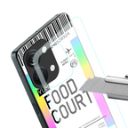 food court boarding pass ticket back phone cover | glass case for oneplus nord 3