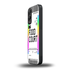food court boarding pass ticket back phone cover | glass case for oneplus nord ce 4 lite
