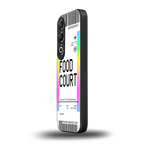 food court boarding pass ticket back phone cover | glass case for oneplus nord ce 4